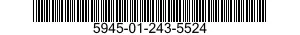 5945-01-243-5524 RELAY,ELECTROMAGNETIC 5945012435524 012435524