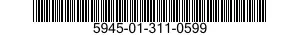 5945-01-311-0599 RELAY,ELECTROMAGNETIC 5945013110599 013110599