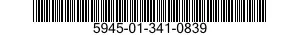 5945-01-341-0839 RELAY ASSEMBLY 5945013410839 013410839