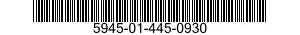 5945-01-445-0930 RELAY ASSEMBLY 5945014450930 014450930