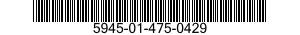 5945-01-475-0429 PLUNGER,SOLENOID 5945014750429 014750429