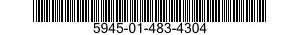 5945-01-483-4304 RELAY,ELECTROMAGNETIC 5945014834304 014834304