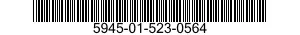 5945-01-523-0564 RELAY,HYBRID 5945015230564 015230564