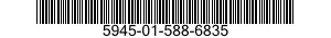 5945-01-588-6835 RETAINER,ELECTRICAL RELAY 5945015886835 015886835