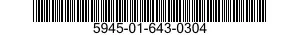 5945-01-643-0304 RELAY,LOCKOUT 5945016430304 016430304