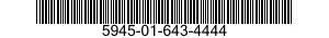 5945-01-643-4444 RELAY,SOLID STATE 5945016434444 016434444