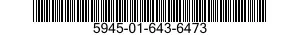 5945-01-643-6473 RELAY ASSEMBLY 5945016436473 016436473