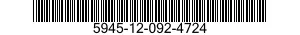 5945-12-092-4724  5945120924724 120924724