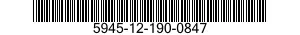 5945-12-190-0847 RETAINER,ELECTRICAL RELAY 5945121900847 121900847