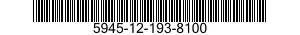 5945-12-193-8100 RELAY,ELECTROMAGNETIC 5945121938100 121938100