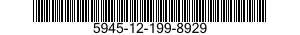 5945-12-199-8929 RETAINER,ELECTRICAL RELAY 5945121998929 121998929