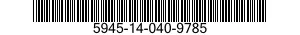 5945-14-040-9785 RELAY,ELECTROMAGNETIC 5945140409785 140409785
