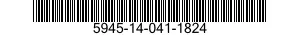 5945-14-041-1824 RELAY,ELECTROMAGNETIC 5945140411824 140411824