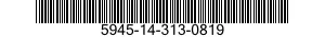 5945-14-313-0819 RELAY,ELECTROMAGNETIC 5945143130819 143130819