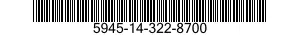 5945-14-322-8700 RELAY,ELECTROMAGNETIC 5945143228700 143228700