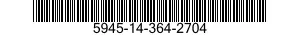 5945-14-364-2704 RELAY,ELECTROMAGNETIC 5945143642704 143642704