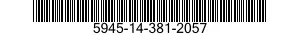 5945-14-381-2057 FLASHER,THERMAL 5945143812057 143812057