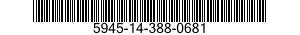 5945-14-388-0681 BASE,ELECTRICAL RELAY 5945143880681 143880681