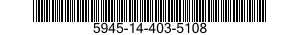 5945-14-403-5108 BASE,ELECTRICAL RELAY 5945144035108 144035108
