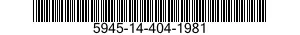 5945-14-404-1981 RELAI DE PROTECTION 5945144041981 144041981