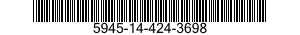 5945-14-424-3698 BASE,ELECTRICAL RELAY 5945144243698 144243698