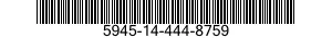 5945-14-444-8759 RELAY,ELECTROMAGNETIC 5945144448759 144448759