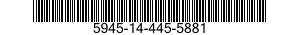 5945-14-445-5881 RELAY,ELECTROMAGNETIC 5945144455881 144455881
