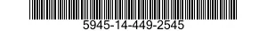 5945-14-449-2545 RELAY,ELECTROMAGNETIC 5945144492545 144492545