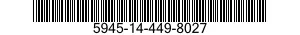 5945-14-449-8027 RELAY,MOTOR DRIVEN 5945144498027 144498027