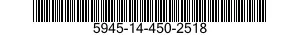 5945-14-450-2518 BASE,ELECTRICAL RELAY 5945144502518 144502518