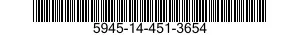 5945-14-451-3654 RELAY,ELECTROMAGNETIC 5945144513654 144513654