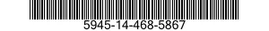 5945-14-468-5867 RELAY,ELECTROMAGNETIC 5945144685867 144685867