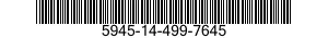 5945-14-499-7645 RELAY,ELECTROMAGNETIC 5945144997645 144997645