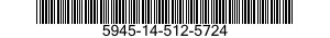 5945-14-512-5724 BASE,ELECTRICAL RELAY 5945145125724 145125724