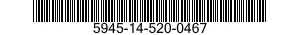5945-14-520-0467 BASE,ELECTRICAL RELAY 5945145200467 145200467