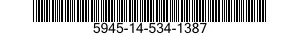 5945-14-534-1387 BASE,ELECTRICAL RELAY 5945145341387 145341387