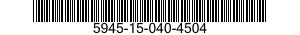 5945-15-040-4504 COMPLESSO VIBRATORE 5945150404504 150404504