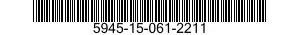 5945-15-061-2211 ELECTROMAGNETIC ACTUATOR 5945150612211 150612211