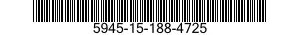5945-15-188-4725 RELAY,THERMAL 5945151884725 151884725