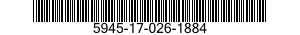 5945-17-026-1884 RELAY,ELECTROMAGNETIC 5945170261884 170261884
