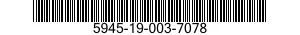 5945-19-003-7078 RELAY,THERMAL 5945190037078 190037078
