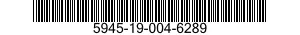 5945-19-004-6289 RELAY,ELECTROMAGNETIC 5945190046289 190046289