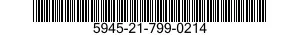 5945-21-799-0214 RELAY,ELECTROMAGNETIC 5945217990214 217990214