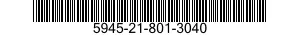 5945-21-801-3040 RELAY,ELECTROMAGNETIC 5945218013040 218013040