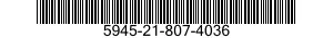5945-21-807-4036 RELAY 5945218074036 218074036