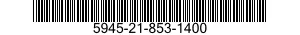 5945-21-853-1400 RELAY,ELECTROMAGNETIC 5945218531400 218531400