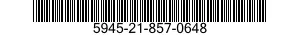 5945-21-857-0648 RELAY,ELECTROMAGNETIC 5945218570648 218570648