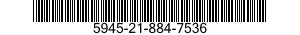 5945-21-884-7536 CONTACT SET,RELAY 5945218847536 218847536