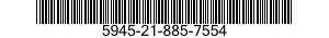 5945-21-885-7554 RELAY,ELECTROMAGNETIC 5945218857554 218857554