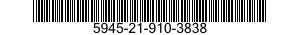 5945-21-910-3838 RELAY,ELECTROMAGNETIC 5945219103838 219103838